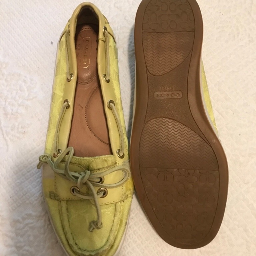 8.5 size coach shoes